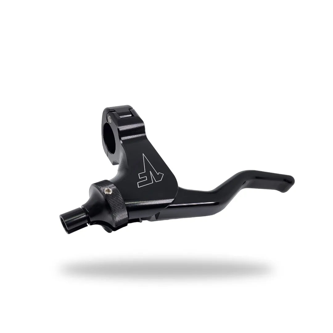 Easier Pull Clutch Lever +Brake Lever Combo | 2FNGR Lever with black cable adjuster