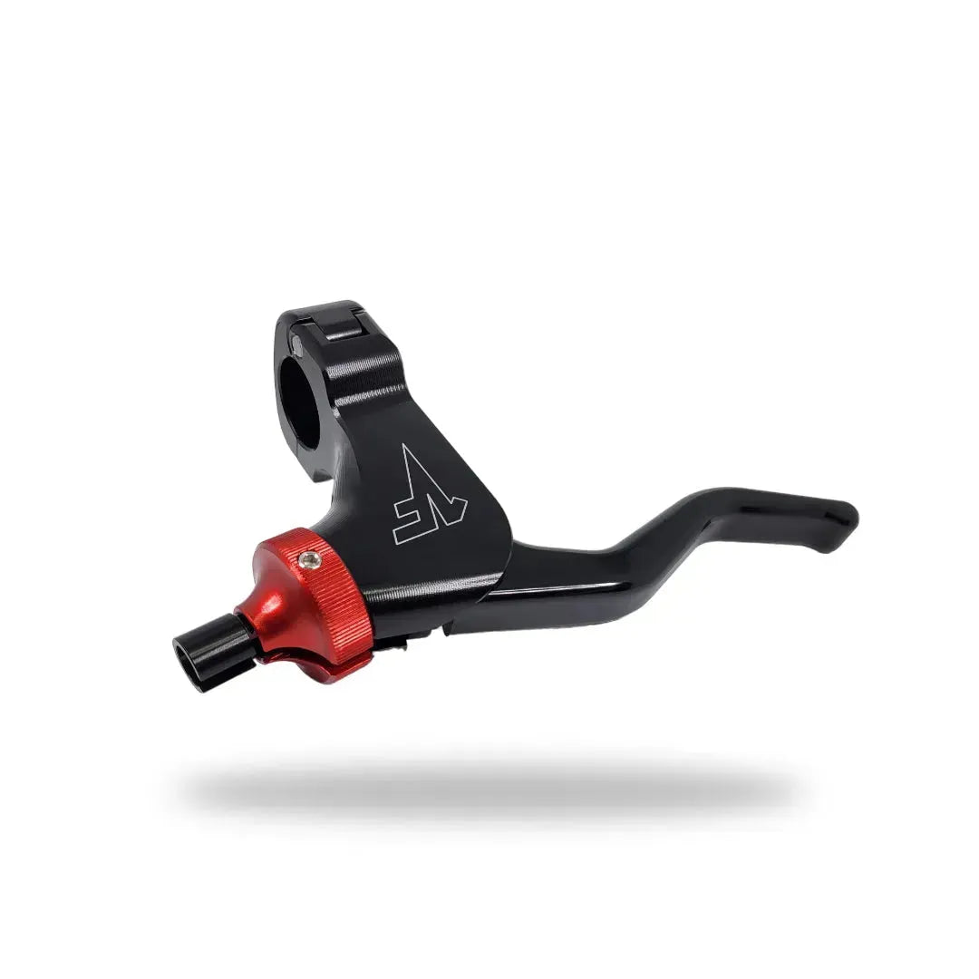 Easier Pull Quickie Clutch Lever +Brake Lever Combo | 2FNGR Lever with Red cable Adjuster