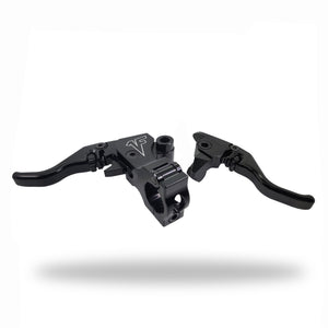 "PREORDER" Signature Series Adjustable Easier Pull Clutch + Brake Lever Combo | Black - 2008 - 13, 2021 - 22 Touring/Bagger