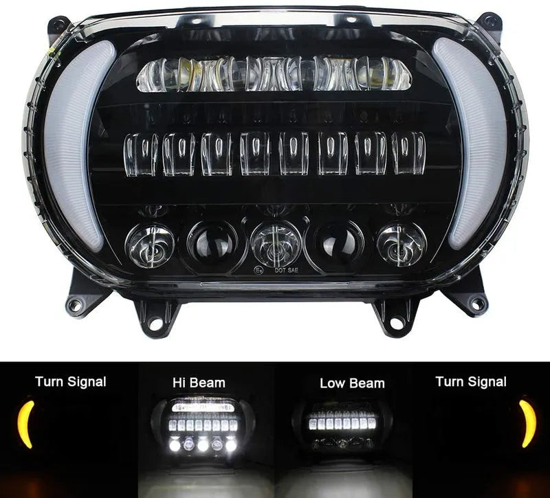 Eagle Lights LED Projection Headlight | 2015+ Road Glide - 1FNGR, LLC