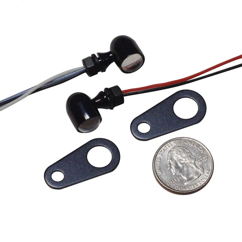 Eagle Lights Mini Bullet Front LED Turn Signal Lights - Running Light and Turn Signal (2 Lights Included) - 1FNGR, LLC