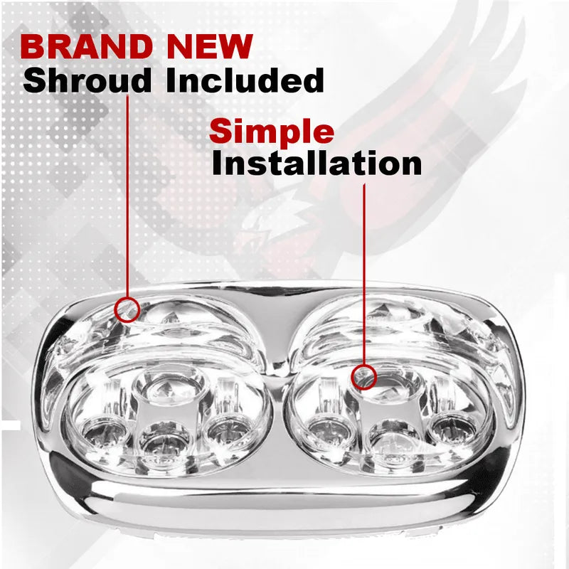 Eagle Lights LED Projection Headlight | 1998 - 2013 Road Glide - 1FNGR, LLC
