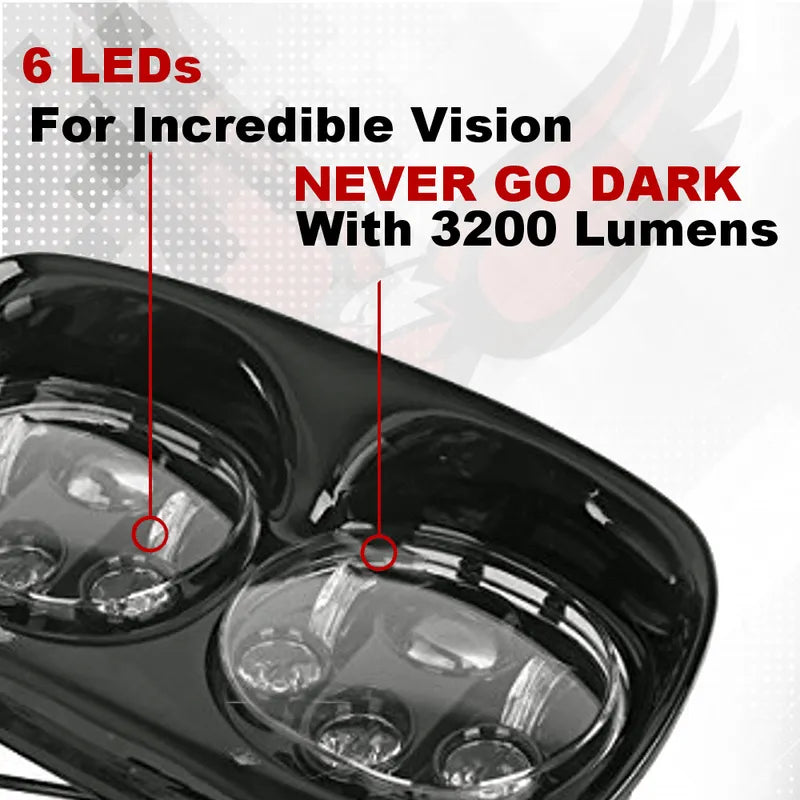 Eagle Lights LED Projection Headlight | 1998 - 2013 Road Glide - 1FNGR, LLC