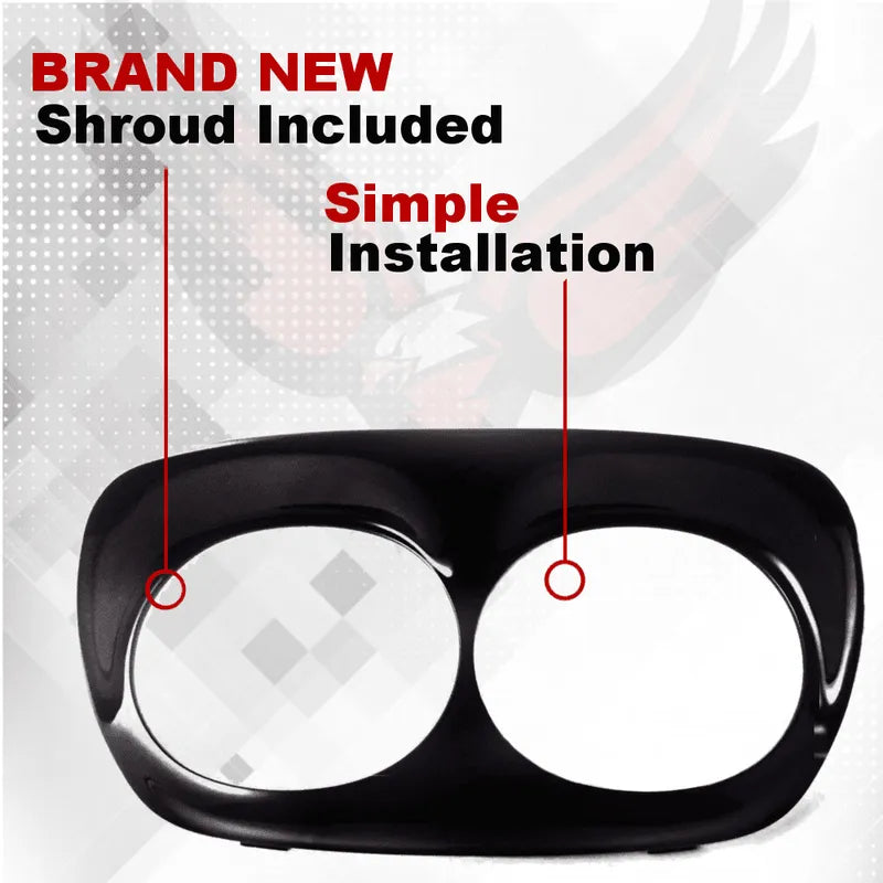 Eagle Lights LED Projection Headlight | 1998 - 2013 Road Glide - 1FNGR, LLC