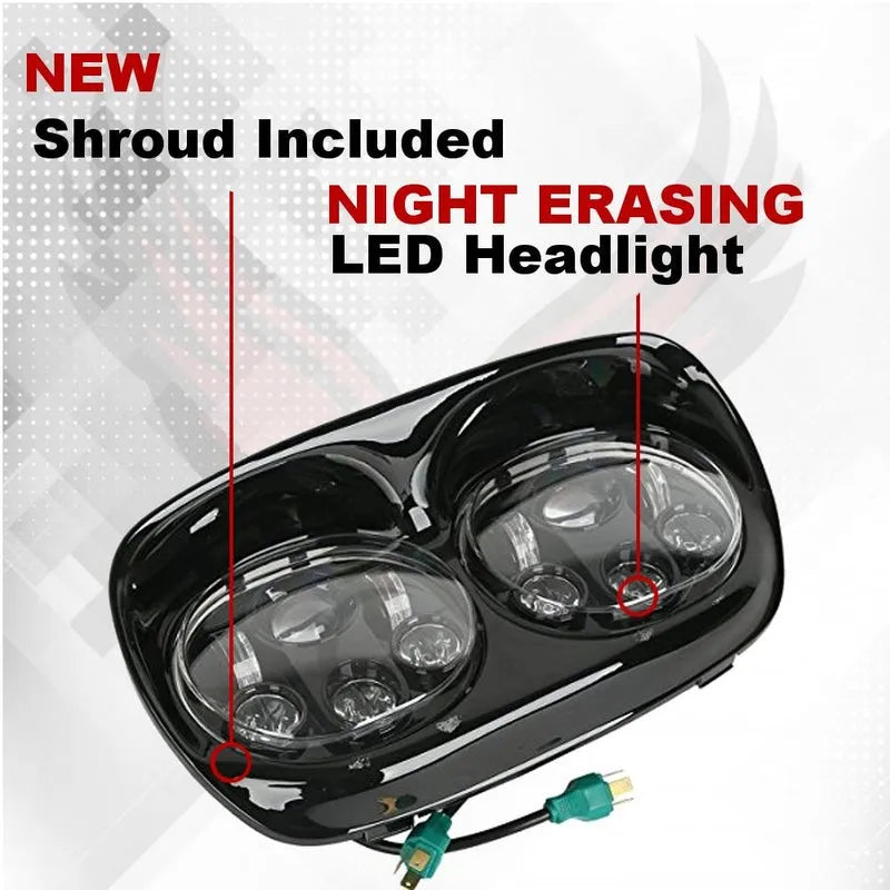 Eagle Lights LED Projection Headlight | 1998 - 2013 Road Glide - 1FNGR, LLC