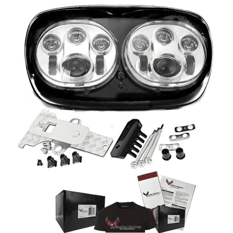 Eagle Lights LED Projection Headlight | 1998 - 2013 Road Glide - 1FNGR, LLC