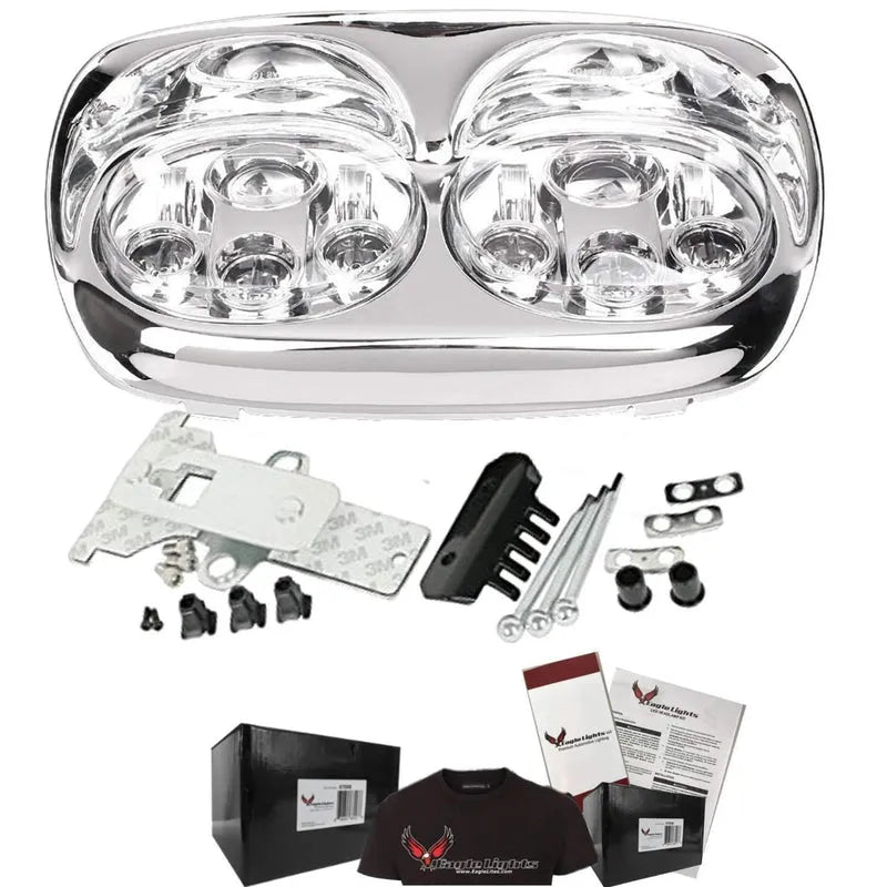 Eagle Lights LED Projection Headlight | 1998 - 2013 Road Glide - 1FNGR, LLC