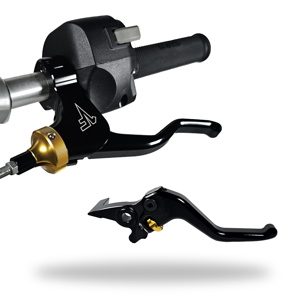 Z125 / Ninja 400 / Z500 Easier Pull Quickie Clutch Lever +Brake