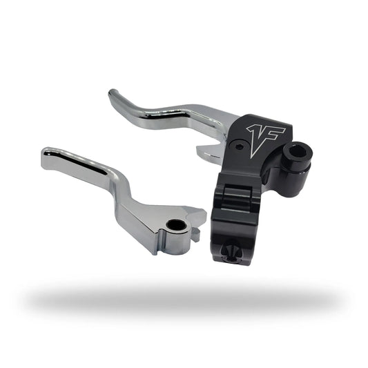 Easier Pull Clutch + Brake Lever Combo | OEM Look - Dyna/Softail - 1FNGR, LLC