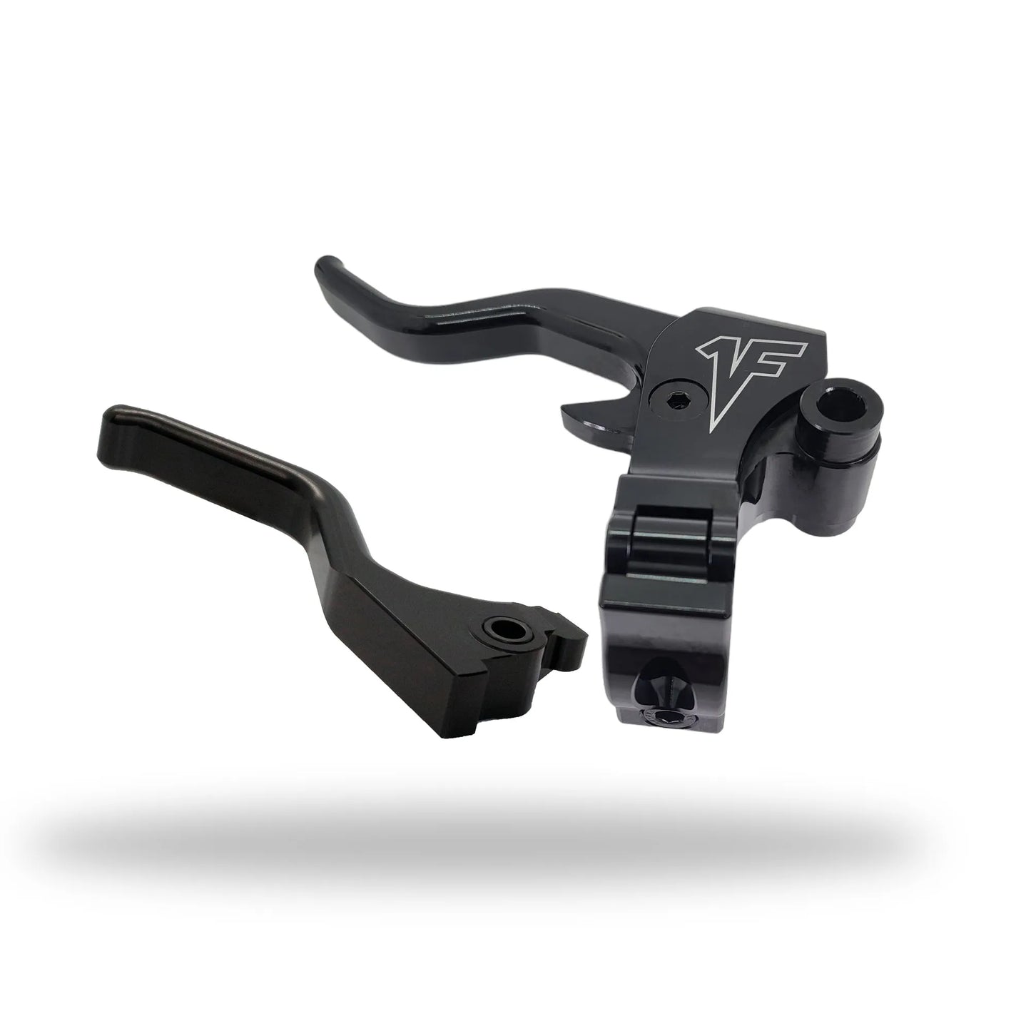 Easier Pull Clutch + Brake Lever Combo | Black - 2014+ Sportster - 1FNGR, LLC