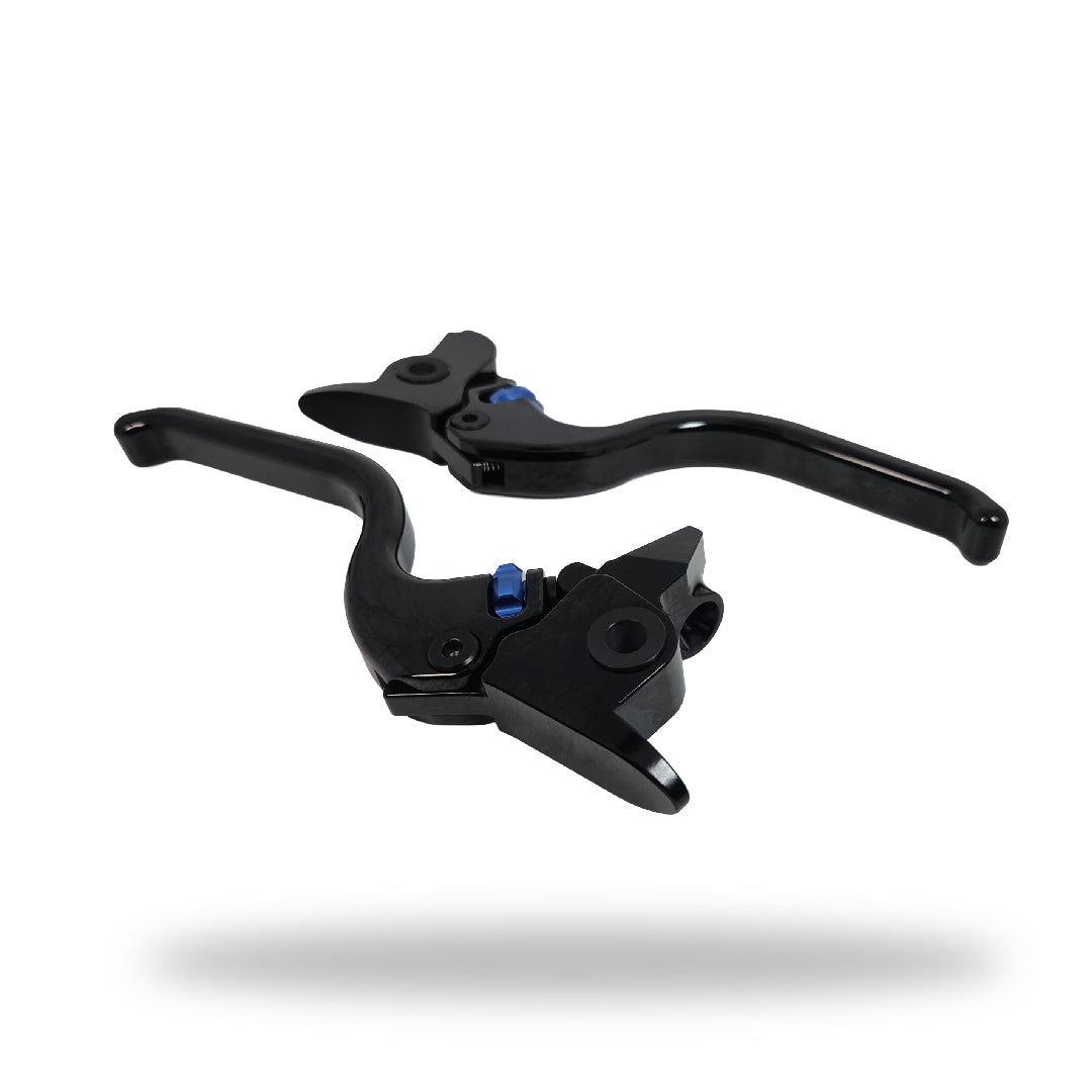 HD Adjustable Touring Levers | 2017 - 20 HD Touring/Bagger Black Anodize