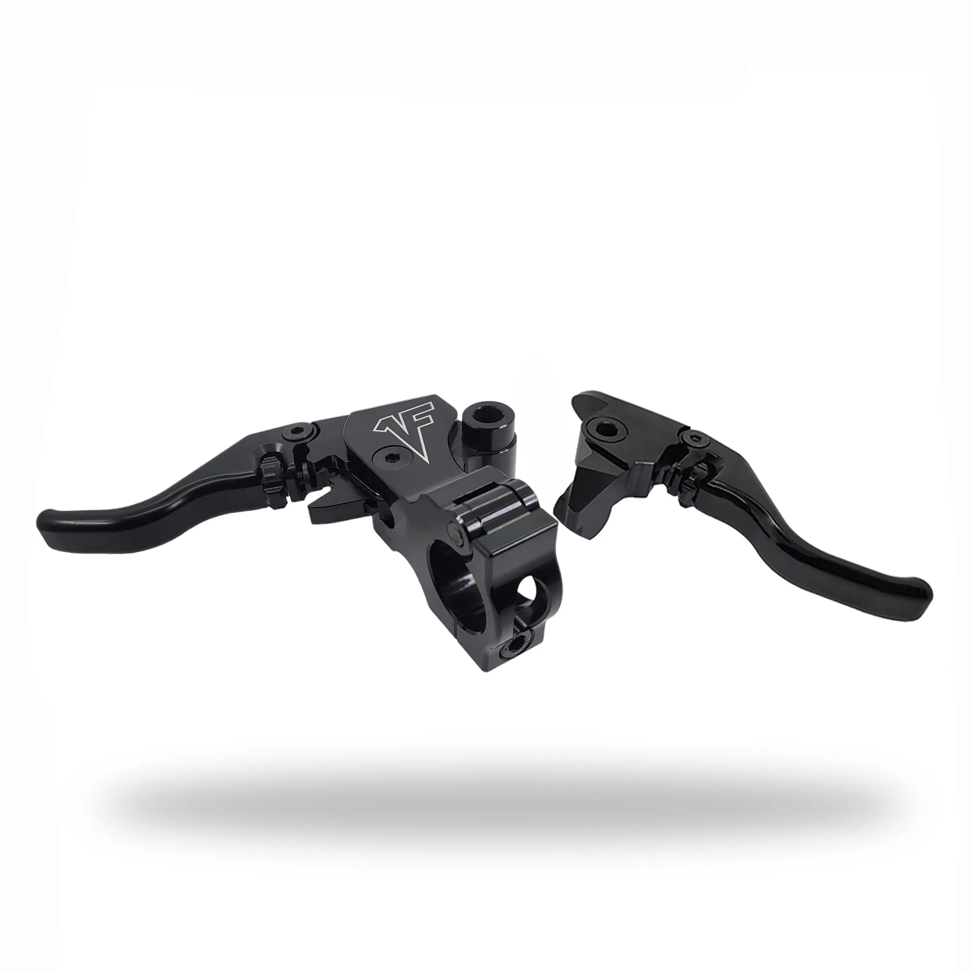 1FNGR Signature Series Adjustable EZ Pull Lever Set for Harley Bagger ...