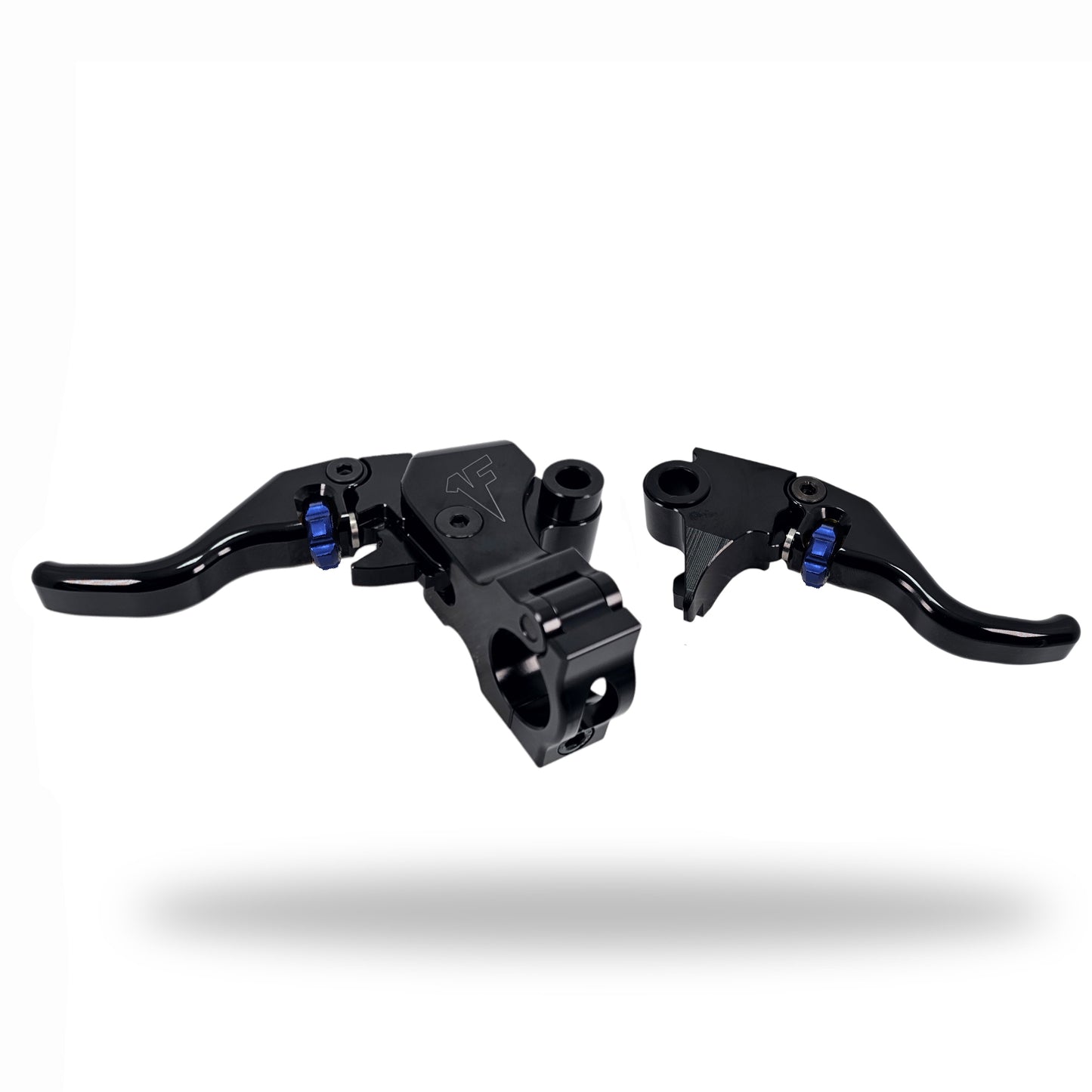 Signature Series Adjustable Easier Pull Clutch + Brake Lever Combo | Black - Dyna/Softail
