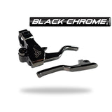 Black Chrome Easier Pull Clutch + Brake Lever Combo | 2008 - 13, 2021 - 22 Touring/Bagger