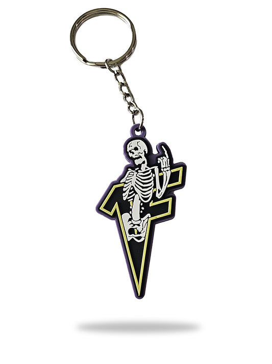 1F Skeleton Keychain