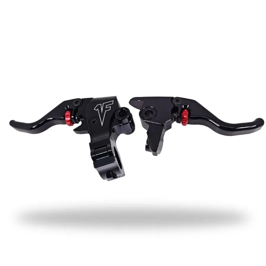 Signature Series Adjustable Easier Pull Clutch + Brake Lever Combo | Black - 2008 - 13, 2021 - 22 Touring/Bagger