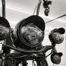 Eagle Lights 7" LED Headlight and 4.5" LED Passing Light Kit - Generation I / Black