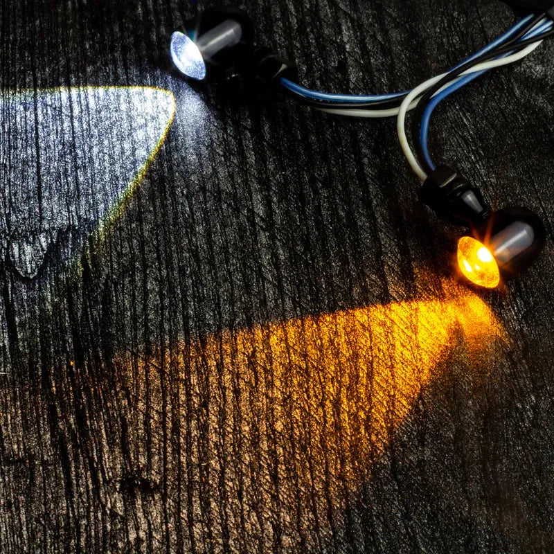 Eagle Lights Mini Bullet Front LED Turn Signal Lights - Running Light and Turn Signal (2 Lights Included) - 1FNGR, LLC