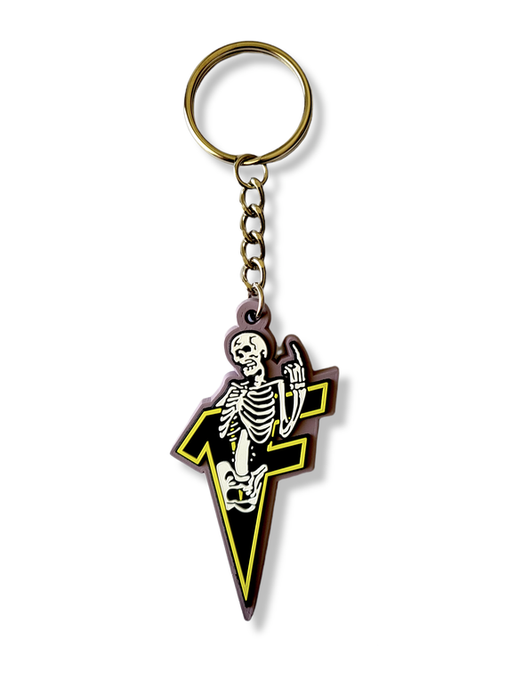 1F Skeleton Keychain