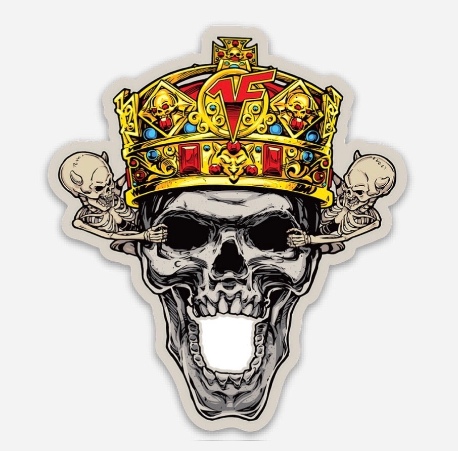 "King of the Streets" STICKER - 1FNGR, LLC